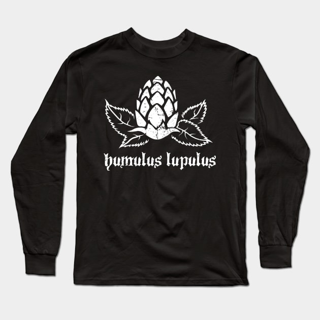 Humulus Lupulus | Beer IPA Graphic Long Sleeve T-Shirt by MeatMan